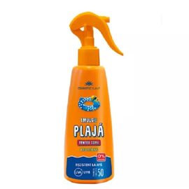 Emulsie Plaja Rezistenta la Apa pentru Copii SPF 50 cu Ulei de Catina 200 ml Cosmetic Plant - - Roveli