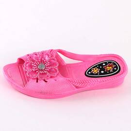 Papuci de copii, din cauciuc, FLOWER F109-PINK, Culoare (12): Roz, Marime (12): 32 - - Roveli