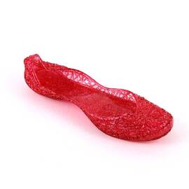 Balerini de copii, moi si usori, cu sclipici F115-RED, Culoare (12): Rosu, Marime (12): 31 - - Roveli