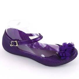 ​Balerini de dama, din cauciuc, cu funda si bareta H160-PURPLE, Culoare (12): Mov, Marime (12): 36 - - Roveli