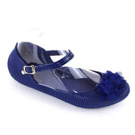 Balerini de dama, din cauciuc, cu funda si bareta H160-DK.BLUE, Culoare (12): Bleumarin, Marime (12): 38 - - Roveli