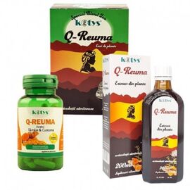Q Reuma Pachet Capsule + Ceai + Tinctura Kotys - - Roveli