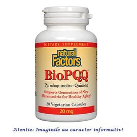 Coenzima Bio PQQ 20 mg 30 capsule Natural Factors - - Roveli