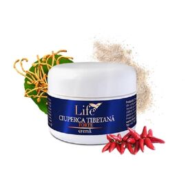 Crema Ciuperca Tibetana Forte 50 ml Bionovativ Life - - Roveli