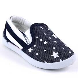 Espadrile de copii , usoare si comode STAR15 -DK BLUE, Culoare (12): Alb, Albastru, Marime (12): 28 - - Roveli