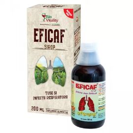 Sirop Eficaf 200 ml Bio Vitality - - Roveli