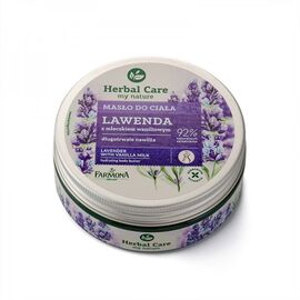 Unt Hidratant de Corp cu Lavanda si Lapte de Vanilie 200 ml Herbal Care Farmona - - Roveli