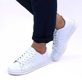 ​Pantofi casual de dama, confortabili si usori LB632-1-WHITE, Culoare (12): Alb, Marime (12): 37** - - Roveli
