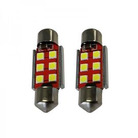 Set 2 Becuri auto LED SMD, 5W, 300 lumeni, Canbus - - Roveli