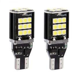 Set 2 Becuri auto LED SMD, T15, 15W/bec, Canbus - - Roveli