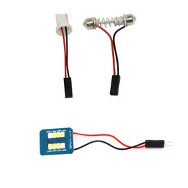 Placuta LED 8 smd cu adaptor C5W si T10, CBT 507, 12V - - Roveli