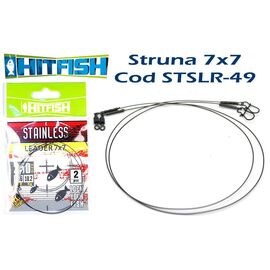 Struna Hitfish 7x7 30cm (2buc/plic), Varianta (50): Struna Hitfish 7x7 30cm (2buc/plic) 0.45mm/15.9kg - - Roveli