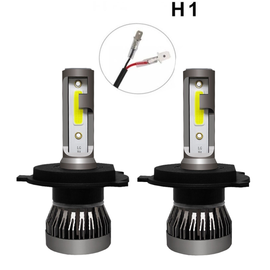 Set 2 becuri auto H1, 100W, 6000K, 11000 lumeni - - Roveli