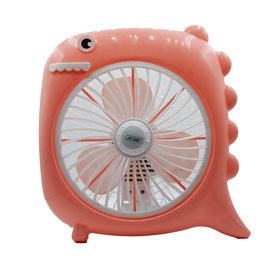 Roveli - Ventilator portabil FS086, roz, 25W-