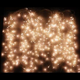 Instalatie turturi Craciun, 300LED 12m, alb cald, consum redus - - Roveli