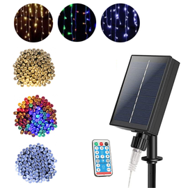 Instalatie de Craciun tip turturi, solara, 12 metri, 3 modele - - Roveli