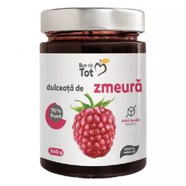 Dulceata de Zmeura Fara Zahar 360 g Dacia Plant - - Roveli