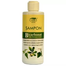 Sampon cu Bicarbonat Urzica Mesteacan si Castane 200 ml Ceta Sibiu - - Roveli
