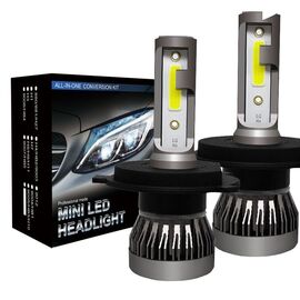 Set 2 becuri auto LED H11, 11000 lumeni, 110W per set, 6000K - Alb - - Roveli