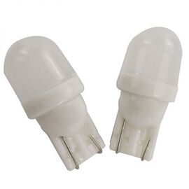 Set 2 x Becuri auto 3W T10, 2LED SMD - - Roveli