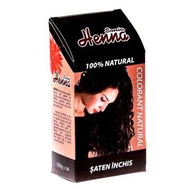 Vopsea de Par Henna Natural Saten Inchis 100 g Henna Sonia - - Roveli