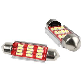 Set 2 Becuri auto 5W LED SMD, canbus, 41mm - - Roveli
