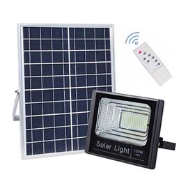 Roveli - Lampa solara 100W, cu telecomanda si suport prindere-