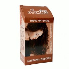 Vopsea de Par Henna Natural Castaniu Deschis 100 g Henna Sonia - - Roveli