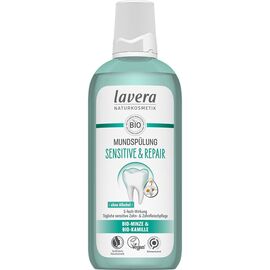 Apa de gura sensitive cu menta si musetel bio 400ml Lavera - - Roveli