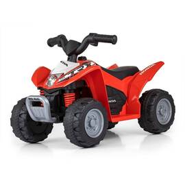 ATV electric pentru copii licenta Honda 18-36 Luni cu sunete si lumini, Red - - Roveli
