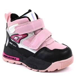 Ghetute de copii, imblanite, potrivite stilului sport B55-PINK, Culoare (12): Negru, Roz, Marime (12): 27 - - Roveli