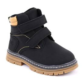 Ghete de copii, tip insulated, imblanite, cu talpa antiaaderenta B-66-BLACK, Culoare (12): Negru, Camel, Marime (12): 34 - - Roveli