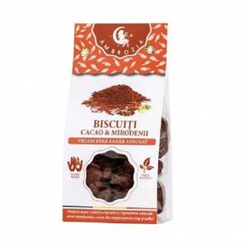 Biscuiti Vegani cu Cacao si Mirodenii Fara Zahar Adaugat 130 g Hiper Ambrozia - - Roveli