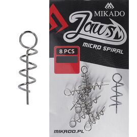 Roveli - Mikado Soft Lure Jaws Micro Spiral (8buc/Plic), Varianta: Soft Lure Jaws Micro Spiral (8buc/Plic) 10mm XS-