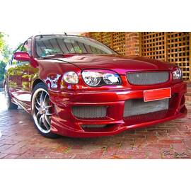 Grila de aer tuning, ARGINTIU (100 x 33cm) - - Roveli