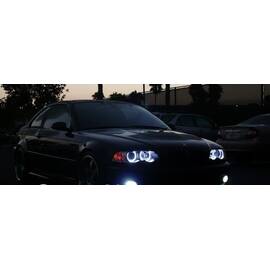 Angel Eyes CCFL, BMW E46 (CU instalatie XENON de fabrica) - - Roveli