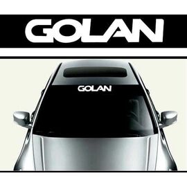 Sticker parasolar auto GOLAN (126 x 16cm) - - Roveli
