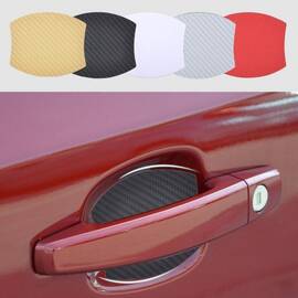 Protectie zgarieturi manere usa, CARBON 3D (set 4 buc.) - - Roveli
