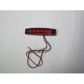 Lampa laterala 6 LED-uri, 24V, lumina rosie - - Roveli