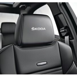 Sticker tetiera piele SKODA (set 5 buc) - - Roveli