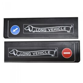 Aparatori noroi trailer camion  2360mm  din cauciuc  culoare negru Long Vehicle"" - BAV-D0057 - - Roveli