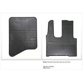 Covoare cauciuc MERCEDES ACTROS Mp4 2008-2012 (cabina mare) ( 0078MPIV, P110 ) - - Roveli