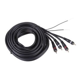 Cablu RCA conectare amplificator, 5m, + fir remote - - Roveli