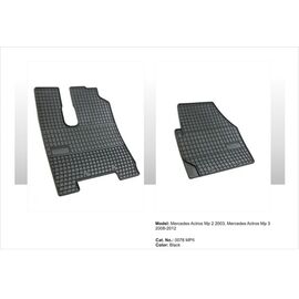 Covoare cauciuc MERCEDES ACTROS Mp2 2003-2008 ( 0078MPII, P110 ) - - Roveli