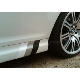 Sticker ornament auto BMW FLAG - GRAY (20cm x 18cm) - - Roveli