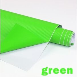 Folie colantare auto Carbon 3D - VERDE (1m x 1,27m) - - Roveli