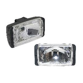 Set 2 proiectoare auto Wesem 12V 55W cu bec H3 sau H3 24V 70W , dimensiuni 138x78x68 cu lumina de drum - - Roveli