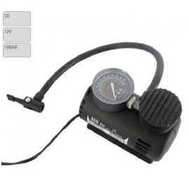 Compresor auto Carpoint 12V 16bari cu fisa bricheta si adaptori - - Roveli