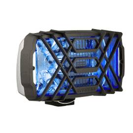 Proiector auto Wesem 12/24V 235x132x137mm Universale albastre carcasa cromata , cu lumina de drum , 1 buc. - - Roveli