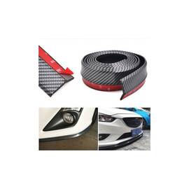 Protectie spoiler, prelungire bara fata/spate din cauciuc, culoare CARBON - - Roveli